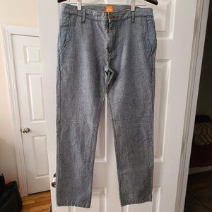 Boss Orange Lightweight Slim Fit Chambray Jeans